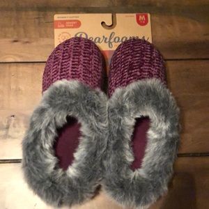 Dearfoams slippers. Size 7-8